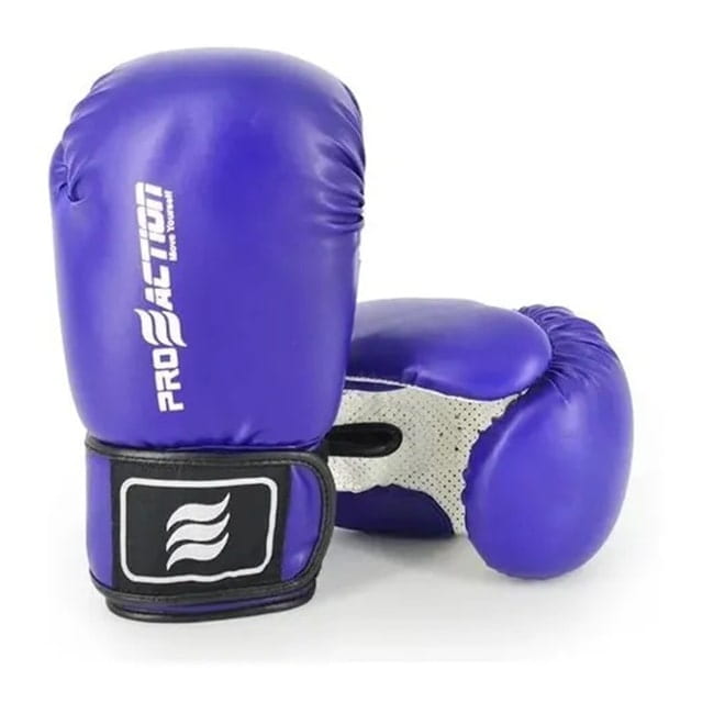 Guantes boxeo azul Pro Action 14 oz